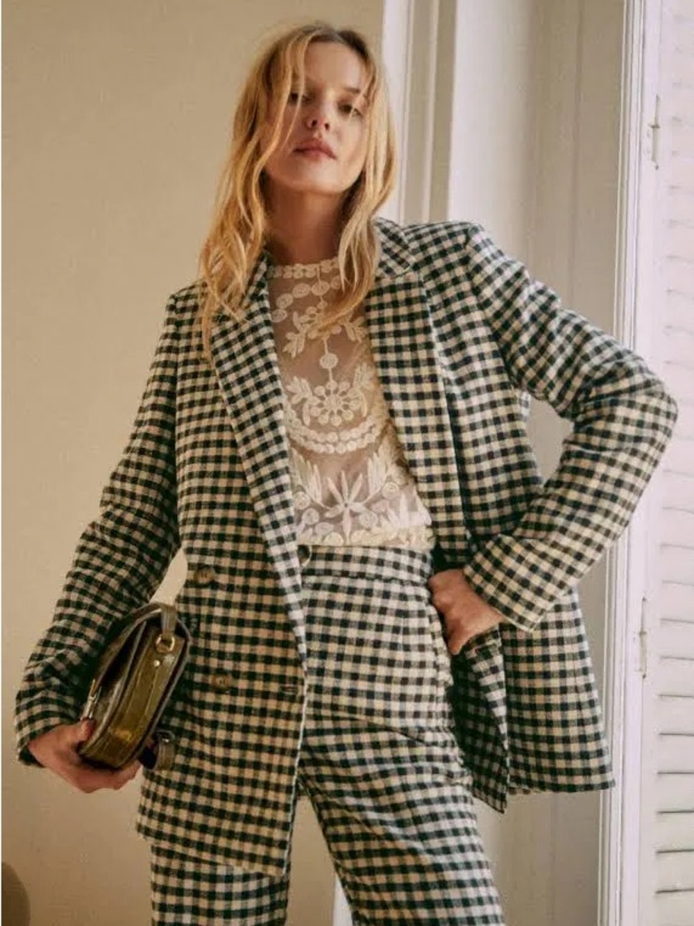 NWT Sézane Set - Chelsea Jacket + Martin Trousers Size 4/36
